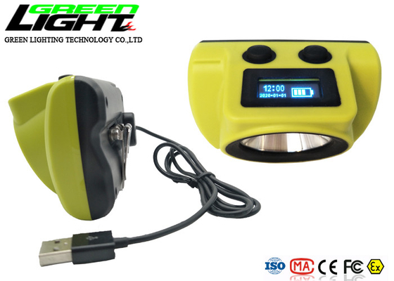 Soczewka hartowana 6800 mAh 385 LUM 20000 LUX Led Miner Head Light
