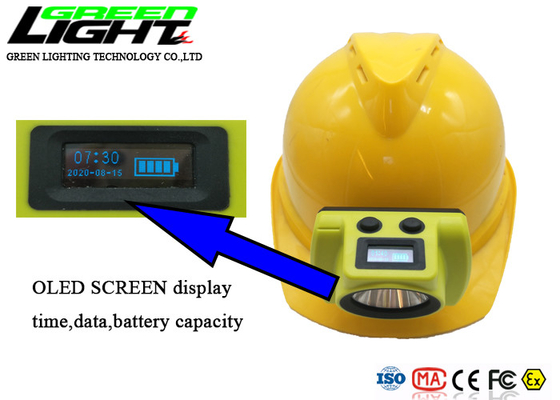 Soczewka hartowana 6800 mAh 385 LUM 20000 LUX Led Miner Head Light