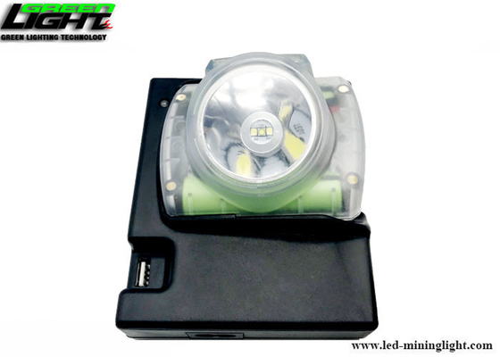 1W 13000Lux Wodoodporna lampa IP68 6,8 Ah LED Miners Cap