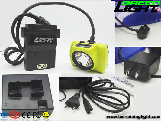 530LUM 25000lux Lampa górnicza LED IP68 z klipsem ze stali nierdzewnej