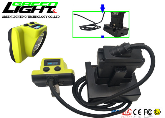 IP68 530lum 16000lux LED Górnicza lampa na czapkę 13600 mAh