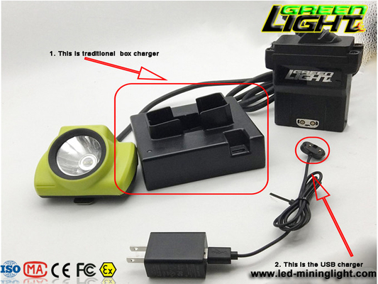 25000lux 530LUM 2,96W Cordless Miners Cap Lamp Oled Screen