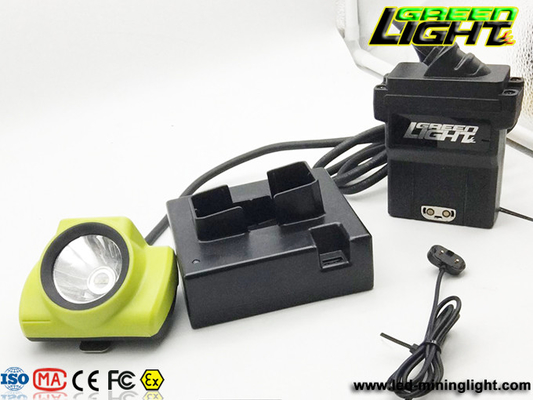 25000lux 530LUM 2,96W Cordless Miners Cap Lamp Oled Screen