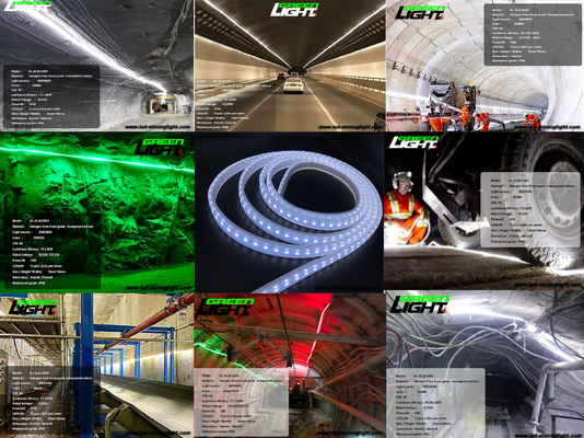 Silikonowe 2000LUX SMD5050 Elastyczne taśmy LED 16 W / M do tunelu