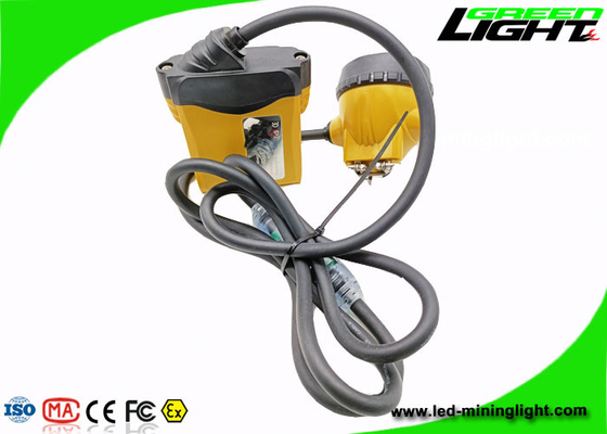 850mA 10,4Ah Lampa LED Miners Cap 25000Lux z lampą błyskową kablową