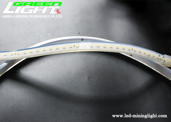 15W / M 1100lum LED Mining Light Strips Silicon Gal Transparent 72LEDs / m