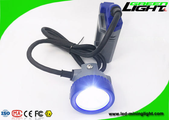 144um 10000lux Górnicza lampa do hełmu ochronnego, przewodowa, 22 godziny