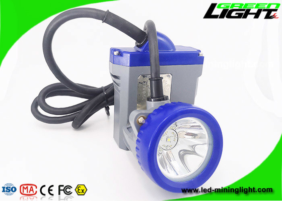 144um 10000lux Górnicza lampa do hełmu ochronnego, przewodowa, 22 godziny