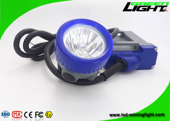 144um 10000lux Górnicza lampa do hełmu ochronnego, przewodowa, 22 godziny