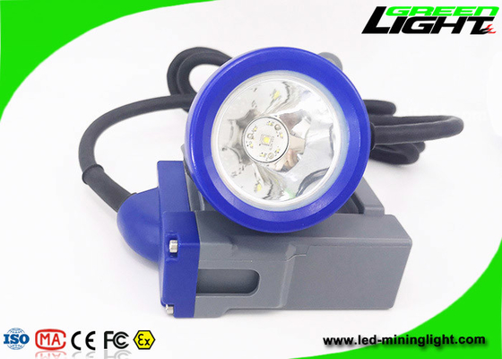 IP68 1.11W 10000lux przewodowa lampa górnicza 6.6Ah do ładowania
