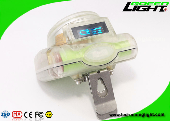 232lum 13000lux Bezprzewodowa lampa na kask 1,78 W z ekranem OLED