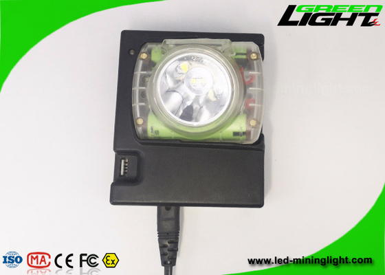 232lum 13000lux Bezprzewodowa lampa na kask 1,78 W z ekranem OLED