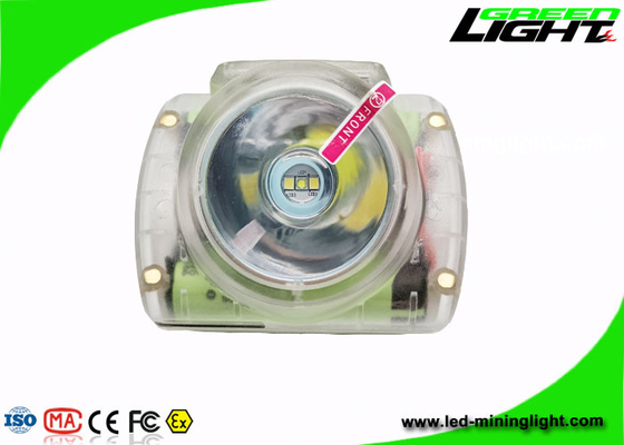 GLC-6S 348lum 4,2 W LED górnicza lampa nasadowa przezroczysta bateria Panasonic 6,8 Ah