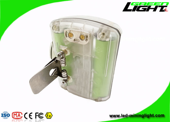 GLC-6S 348lum 4,2 W LED górnicza lampa nasadowa przezroczysta bateria Panasonic 6,8 Ah