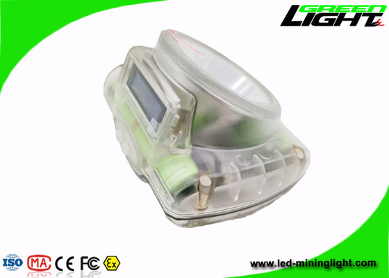 GLC-6S 348lum 4,2 W LED górnicza lampa nasadowa przezroczysta bateria Panasonic 6,8 Ah