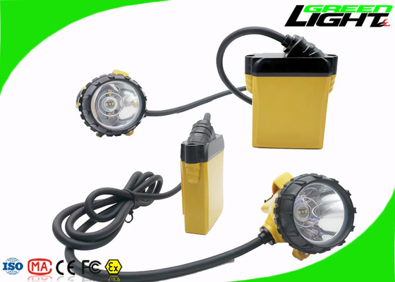 10,4 Ah 25000lux Underground Cap Lamp 348Lum z SOS