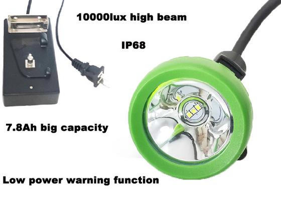 MSHA 7.8Ah Akumulatorowa lampa górnicza 10000lux Led Hunting Cap Lights