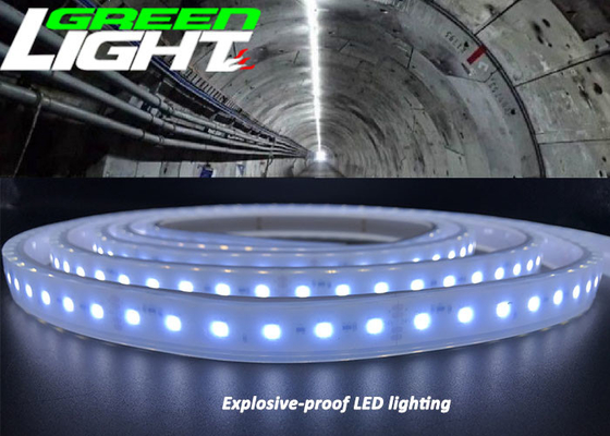 24V 2362lum SMD2835 Led wodoodporne taśmy świetlne 230VAC do podziemnych kopalń