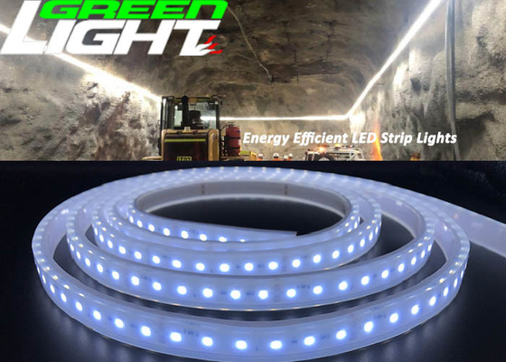 24V 2362lum SMD2835 Led wodoodporne taśmy świetlne 230VAC do podziemnych kopalń