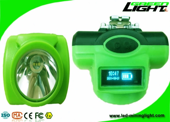 Wyświetlacz OLED Bezprzewodowa czapka górnika Magnetyczna USB 232 lum 13000 Lux Wodoodporna bezprzewodowa lampa Cree Led na kask
