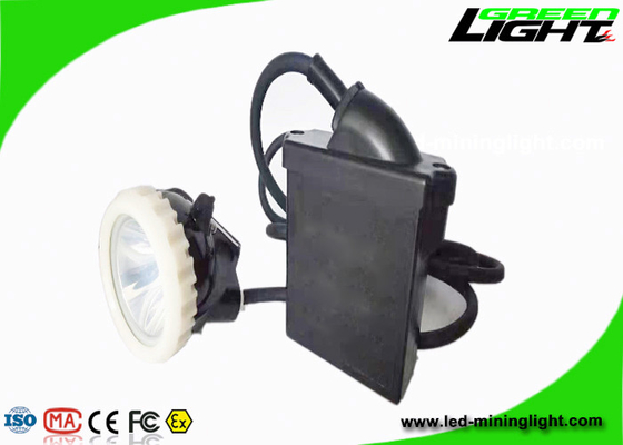 6.6Ah Led Miners Cap Lampa Przewodowa przeciwwybuchowa 10000lux Akumulator litowo-jonowy IP67 Wodoodporny