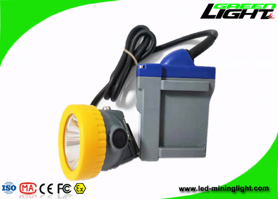 LED Cree Miners Helmet Light 15000Lux 6.6Ah Akumulator 216lum Miner Cap Lampa do metra