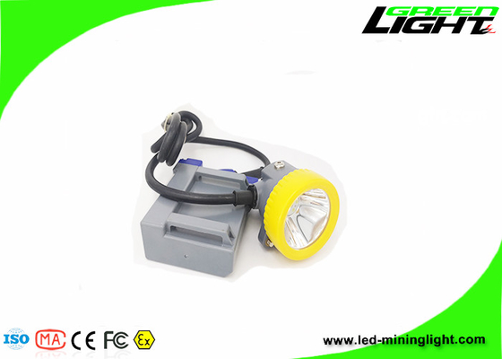 15000Lux 6,6 Ah Przewodowa lampa LED Cap 1,67 W IP68 Wodoodporna do tunelowania górniczego