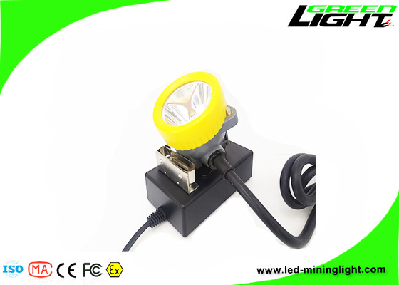 15000Lux 6,6 Ah Przewodowa lampa LED Cap 1,67 W IP68 Wodoodporna do tunelowania górniczego