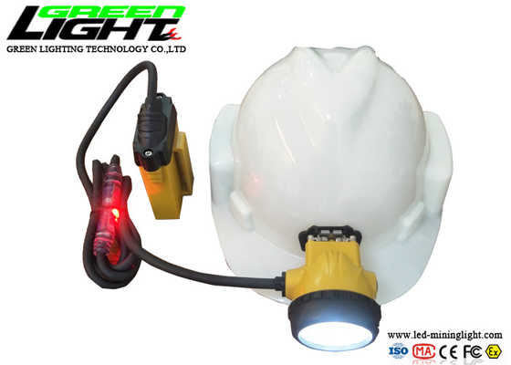 ATEX 800mA LED Miners Lampa nasadowa 25000Lux 348lm podziemna