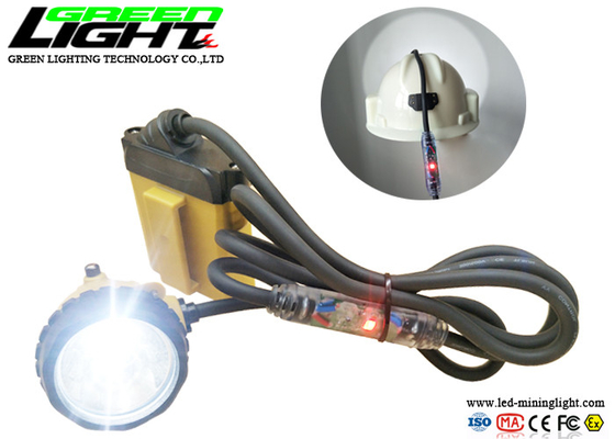 ATEX 800mA LED Miners Lampa nasadowa 25000Lux 348lm podziemna