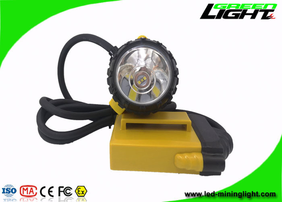 25000Lux 10.4Ah Akumulatorowa lampa górnicza LED 800mA Wodoodporna IP68 ABS PC Przewodowy reflektor górniczy