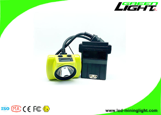OLED 13,6 Ah Akumulatorowa lampa górnicza LED 25000 Lux Coal Miner Cap Light 18 godzin Długi czas pracy