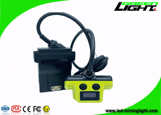 OLED 13,6 Ah Akumulatorowa lampa górnicza LED 25000 Lux Coal Miner Cap Light 18 godzin Długi czas pracy