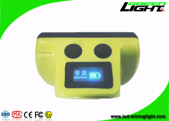 IP68 Wodoodporne diody LED górnicze 18000lux Ekran OLED Magnetyczne ładowanie USB Bezprzewodowa lampa górnicza z SOS