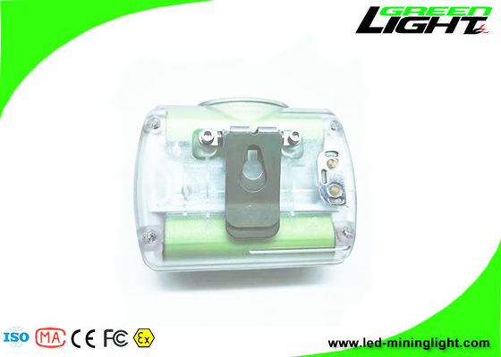 Przezroczyste 13000 Lux Cordless Led Mining Lights IP68 Wodoodporna Cree Led z ekranem OLED Miner Headlamp
