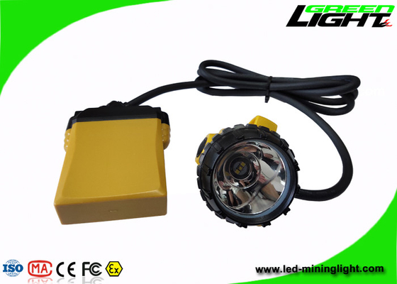25000Lux 10.4Ah Akumulatorowa lampa górnicza LED 800mA Wodoodporna IP68 ABS PC Przewodowy reflektor górniczy