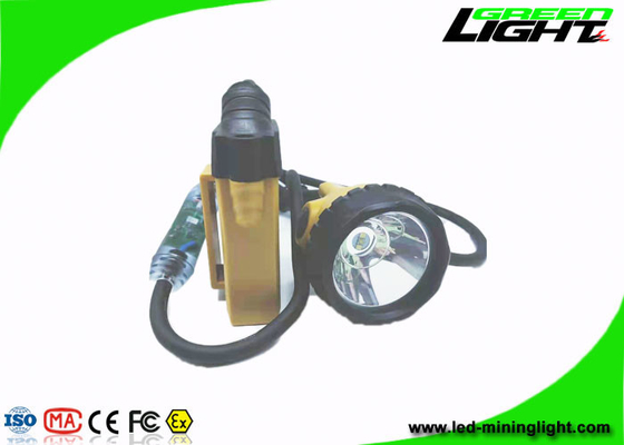 10,4 Ah Migająca dioda górnicza Cap Lights Aluminiowy kubek ABS PC 25000Lux