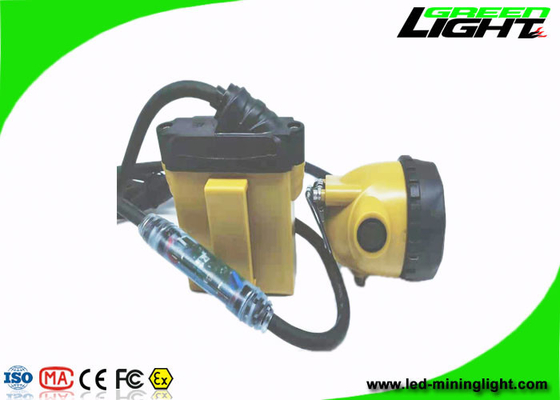 10,4 Ah Migająca dioda górnicza Cap Lights Aluminiowy kubek ABS PC 25000Lux