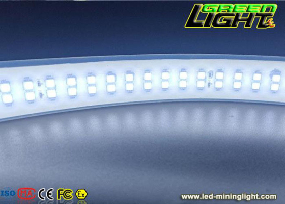 2230lum / m Silikonowa taśma Led Light Dwurzędowa DC36V / AC110V / 220V SMD5050 30 W / M Biały kolor