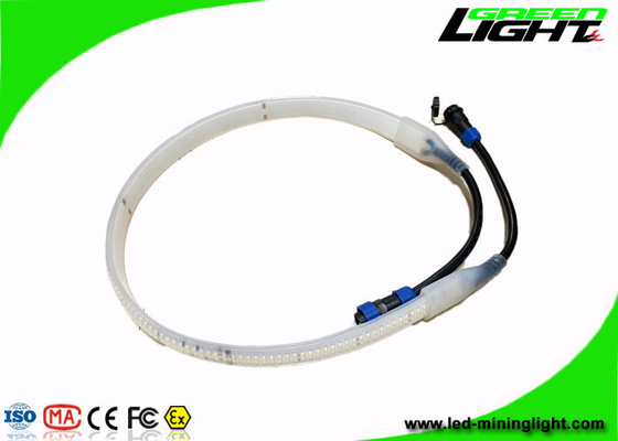 3100 lumenów IP68 Wodoodporna silikonowa taśma Led Light 35W / M Epistar 6200K do tunelu podziemnego