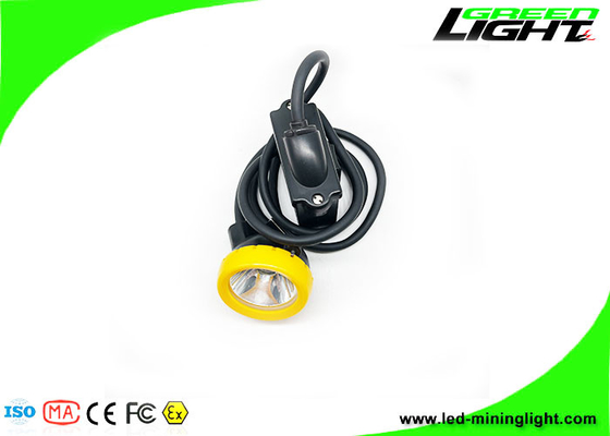 Anti Explosive 12000lux Led Miner Cap Lamp Silikonowy przycisk Przewodowa lampa Cap Kolor Logo Dostosowane 18 godzin czasu pracy