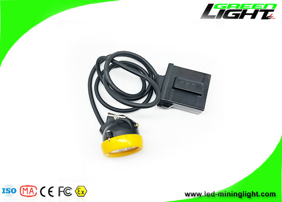 Anti Explosive 12000lux Led Miner Cap Lamp Silikonowy przycisk Przewodowa lampa Cap Kolor Logo Dostosowane 18 godzin czasu pracy