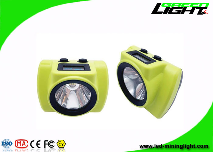 Bezprzewodowa lampa górnicza 6.8Ah 18000lux IP68 Wodoodporna z ekranem OLED Materiał trudnopalny firmy Bayer