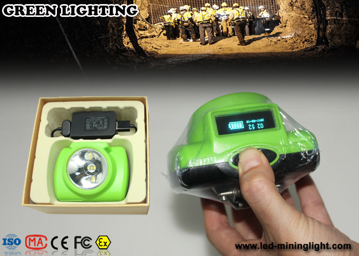 PC + ABS Cree Led Bezprzewodowe światła górnicze z celem Sos, ekran OLED