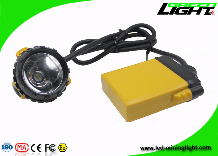 Lampa górnicza LED o dużej pojemności 10,4 Ah, akumulator SAMSUANG, przewodowa lampa błyskowa IP68