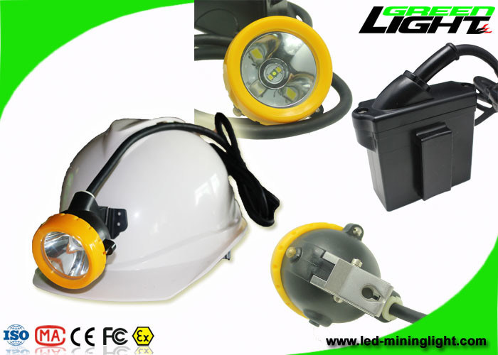 Wodoodporna podziemna bezprzewodowa lampa nasadkowa górnicza 216 LUM 1,67 W z czarnym korpusem