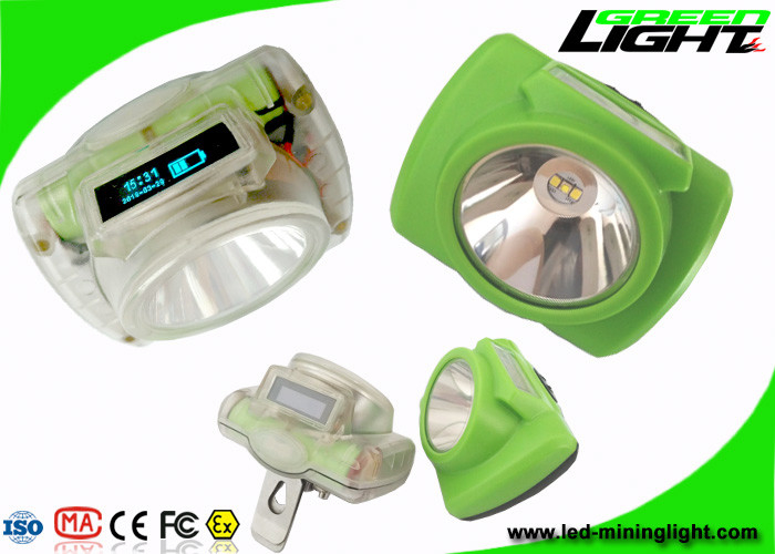 13000lux LED Bezprzewodowe lampy górnicze IP68 Wodoodporne ładowanie USB z ekranem OLED