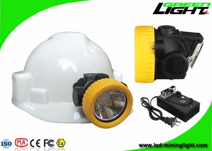 IP68 5000lux ABS Materiał Ledowy reflektor górniczy 2,2 Ah Bateria z 15-godzinnym czasem świecenia