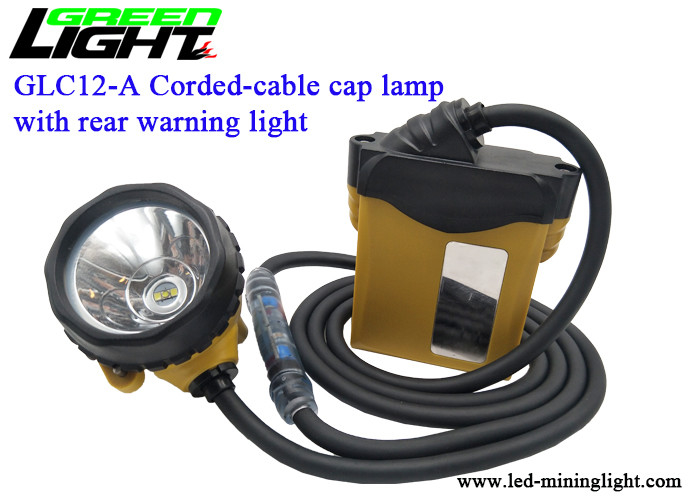 Lampa górnicza LED High Beam, 25000lux Coal Miners Reflektor 10.4Ah Bateria z niskim światłem ostrzegawczym