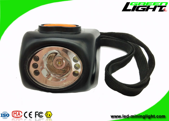 IP68 Mały rozmiar Cyfrowe światła górnicze 8000lux 30/70 stopni Klip PC Korpus lampy